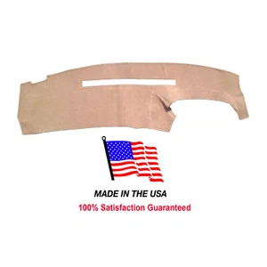 Beige Carpet Dash Cover Compatible w/ GMC Pick Up Sierra 1995-1996 USA Made CH31 - Picture 1 of 2