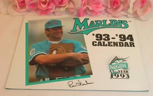MLB Florida Marlins Official Calendar 1993 Inaugural Year 81/2" x 11" (Closed) - Picture 1 of 3