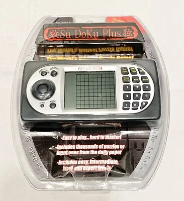 Su Doku Plus Portátil Electrónico SuDoku Juego Rompecabezas CL-20 Viaje Divertido NUEVO Sellado Foto 1 de 3