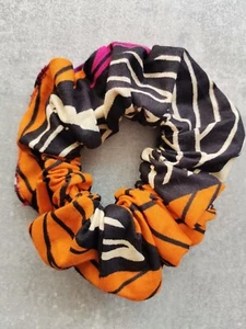 Gomme per capelli/scrunchies tessuti africani 100% cotone - Foto 1 di 7