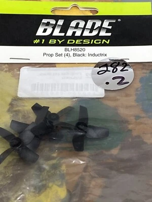Blade BLH8520 Prop Set {4pc} Black: Inductrix NewInPack USA Shipped - Image 1 of 2