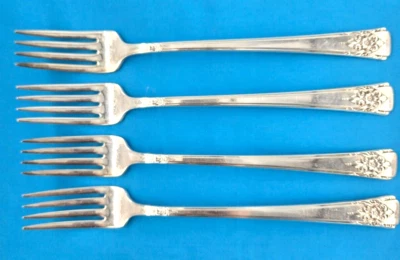 Rogers Deluxe пластина Mountain Rose 4 вилки оригинальный Rogers 7 1/2" - Изображение 1 из 4