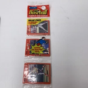 1990 Donruss Baseball Rack Pack Tony Phillips Bert Blyleven Showing On Top - Picture 1 of 6