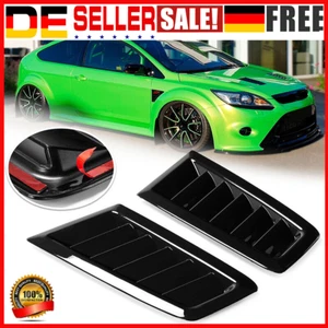 Motorhaube Lüftungsschlitze Universal Lufthutzen Lufteinlässe-Für Ford Focus RS - Bild 1 von 21