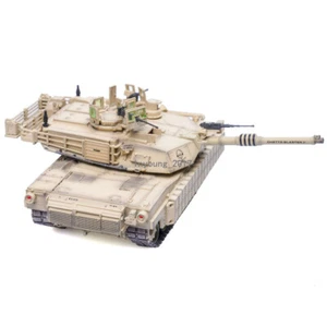 1:72 US M1A2 Tusk I Military Tank Model Diecast Army Tank Model Men Collection - Picture 1 of 15