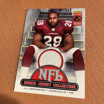 JJ Arrington 2005 Rookie Game Used Material Card #R14. Arizona Cardinals - Image 1 of 2
