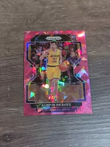 2021-22 PANINI PRIZM AUSTIN REAVES RC PINK CRACKED ICE #165 LOS ANGELES LAKERS - Picture 1 of 2