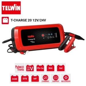 Telwin Caricabatterie mantenitore 12/24V Start Intelligent Boost T CHARGE 20 - Imagen 1 de 3