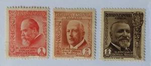Estampillas de España, 1936, sc#557-59, como nuevas, montadas, originales - Imagen 1 de 2