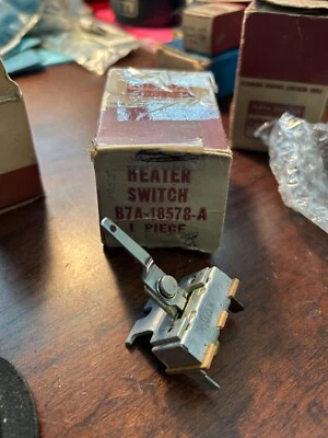 Interruptor aquecedor Ford 1955 - 1959 Fairlane 1956 1957 1958 recirculante B7A-18578 - Imagem 1 de 4