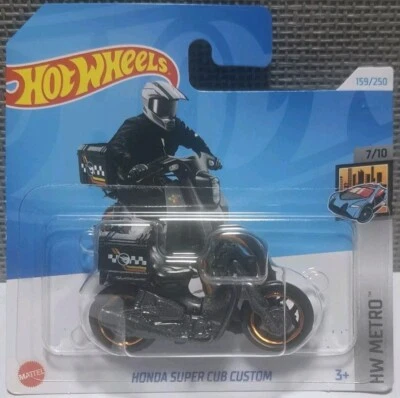 Hot Wheels 2024 HW Metro 159 Honda Super Cub Custom Motorbike Treasure Hunt TH  - Image 1 of 4