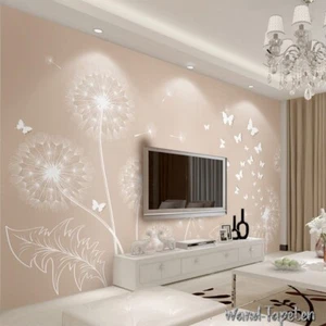 Vlies Fototapete Wandtapete Wandbilder 3d Effekt Pusteblumen Schmetterling 3169 - Bild 1 von 2