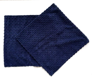 2 Pack Pillow Cover Cushion Cases 20'x20"Dark blue color  E1-649 - Picture 1 of 6