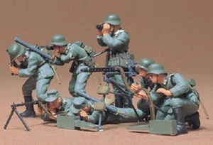 Tamiya 35038 - 1/35 Set de Figurines Seconde Guerre Mondiale Allemand MG Truppe - Photo 1 sur 1