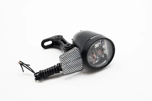 LED Fahrradscheinwerfer für Nabendynamo 80 Lux Standlicht Automatik Funktion - Bild 1 von 12