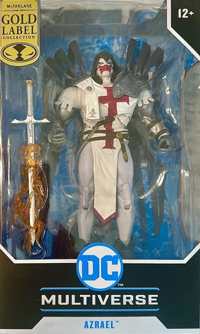 McFarlane DC Gold label AZRAEL Suit of Sorrows 7” Action Figure New & Sealed Box Cover