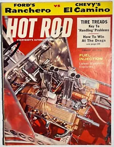 Vintage 1959 Hot Rod Magazine February Chevys El Camino Vs Fords Ranchero - Picture 1 of 7