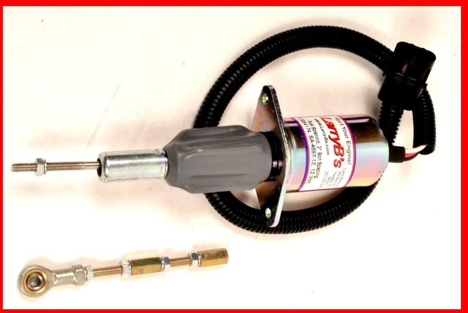 Соленоид останова топлива, Woodward# SA-4697-12, Cummins# 3934174, 12 В - Изображение 1 из 1