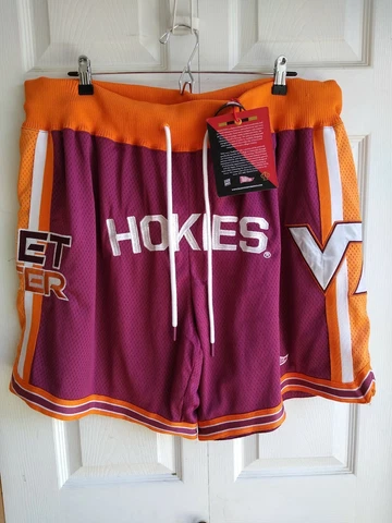 Tradition Virginia Tech Hokies #getbetter HCBU GOAT Basketball Shorts sz XL Cover