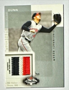 ADAM DUNN 2002 Fleer Box Score Minis SICK PATCH Reds RARE - Picture 1 of 2