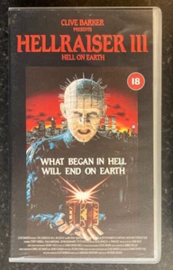 HELLRAISER 3 III Hell On Earth 1992 Horror Movie VHS Video Tape Boxed 1995 VGC - Picture 1 of 5