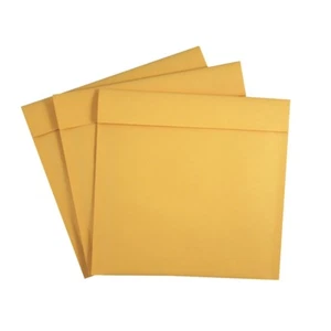 10 Pack 6.25" x 6.5" Disc Kraft Bubble Mailers Padded Envelopes - Picture 1 of 2