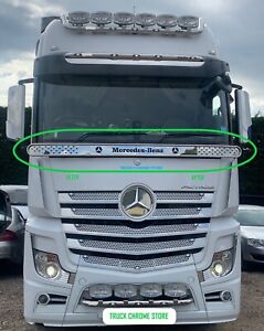 MERCEDES ACTROS  MP4-MP5 TUBULAR STONE CATCHER CHROME (Written MERCEDES - BENZ )