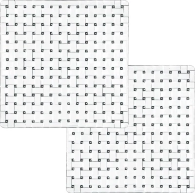 Nachtmann Bossa Nova Collection Prato Quadrado Conjunto de 2 Bandejas de Servir 8,3" NOVO - Imagem 1 de 4
