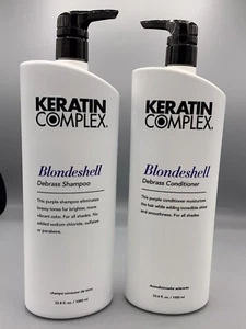 Keratin Complex Blondeshell Debrass Shampoo 33.8 oz & Conditioner 33.8 oz Combo - Picture 1 of 1
