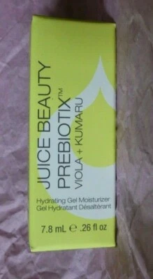 NEW JUICE BEAUTY Prebiotix Viola + Kumaru Hydrating Gel Moisturizer 0.26 oz.NIB  - Image 1 of 4