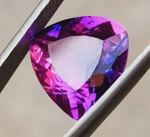 AAA+ 4.70 Ct Natural Purple Pink Tanzanite Trillion Cut Rare Loose Gemstone Gift - Picture 1 of 8
