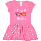 Inktastic Miami Florida Vacation Beach Trip Toddler Dress Fl Spring Break Girls
