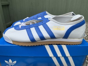 ADIDAS ORIGINALS ROM nero pelle e pelle scamosciata Multi-Strisce Blu  EF5733 UK 8 EUR 42 EUR 100,78 - PicClick IT