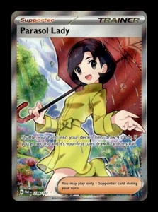 Pokémon TCG - Parasol Lady - 238/182 - SV04: Paradox Rift - Near Mint - Picture 1 of 2