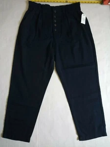 Time and Tru Women's Denim Dark Blue Pants High Rise Jeans Relaxed Sz 16 NWT - Picture 1 of 8