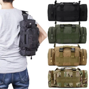Tactical Sling Bag Chest Fanny Packs Cross Body Sports Travel Shoulder Backpack - Picture 1 of 19