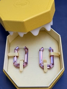 Swarovski Lucent Creolen Rosa - Bild 1 von 9