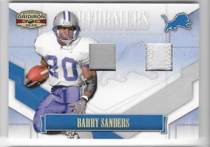 BARRY SANDERS 2008 DONRUSS GRIDIRON GEAR GAME-USED PATCH CARD #50/50! - Bild 1 von 1
