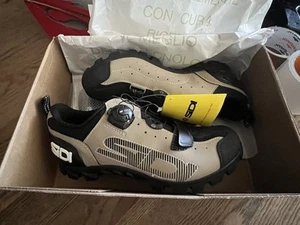 Sidi Men's SD15 Mountain Bike MTB Shoes Sand/Black EUR 41 - Picture 1 of 4