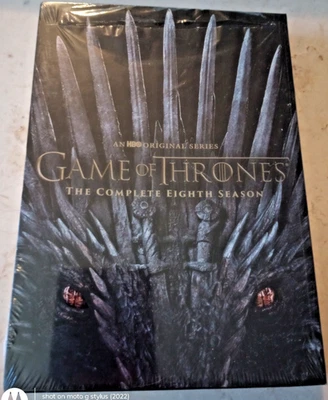 SEALED 2019 GAME OF THRONES THE COMPLETE EIGHTH SEASON 8 DVD 4 DISC SET - Image 1 of 2