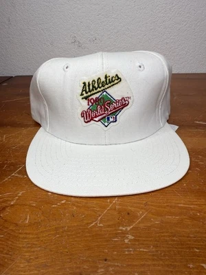 Vintage Throwback SnapBack Oakland A’s Athletics 1989 World Series Hat - Image 1 of 4