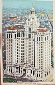 Gemeindegebäude New York Postkarte Union News Co NY - Bild 1 von 2