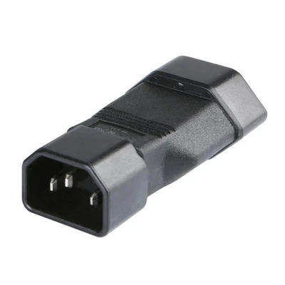 IEC320-C14-Stecker Auf Schweizer Buchse, Stecker Auf Buchse, - Bild 1 von 4