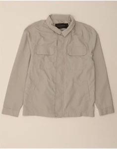 FRENCH CONNECTION Mens Bomber Jacket UK 38 Medium Grey Polyester DN17 - Picture 1 of 3