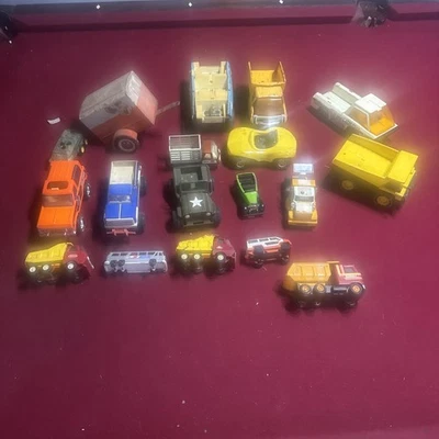 Vintage Tonka, Buddy L,Tootsie, Structo, Nylint & More Car & Truck Lot Of 18 - Image 1 of 4
