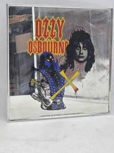 Ozzy Osborne 1982 'Executioner' specchio carnevale incorniciato in metallo di Original Mirror - Foto 1 di 7