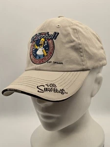 The Simpsons Homer Simpson To Alcohol Mmm Beer Baseball Hat Cap Adjustable OSFA - Picture 1 of 21