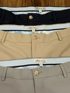 Peter Millar Golfshorts Herren 38 Performance Stretch leicht Freizeit 3 Stück - Bild 1 von 18