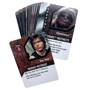 Star Wars Epic Duels Han Solo Replacement Card Deck Incomplete 30/31 Missing 1 - Picture 1 of 2
