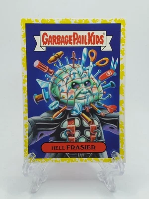 2018 Garbage Pail Kids Oh the Horror-ible - Hell Frasier 1b - Yellow - Image 1 of 4